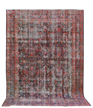 Vintage Overdyed Rug