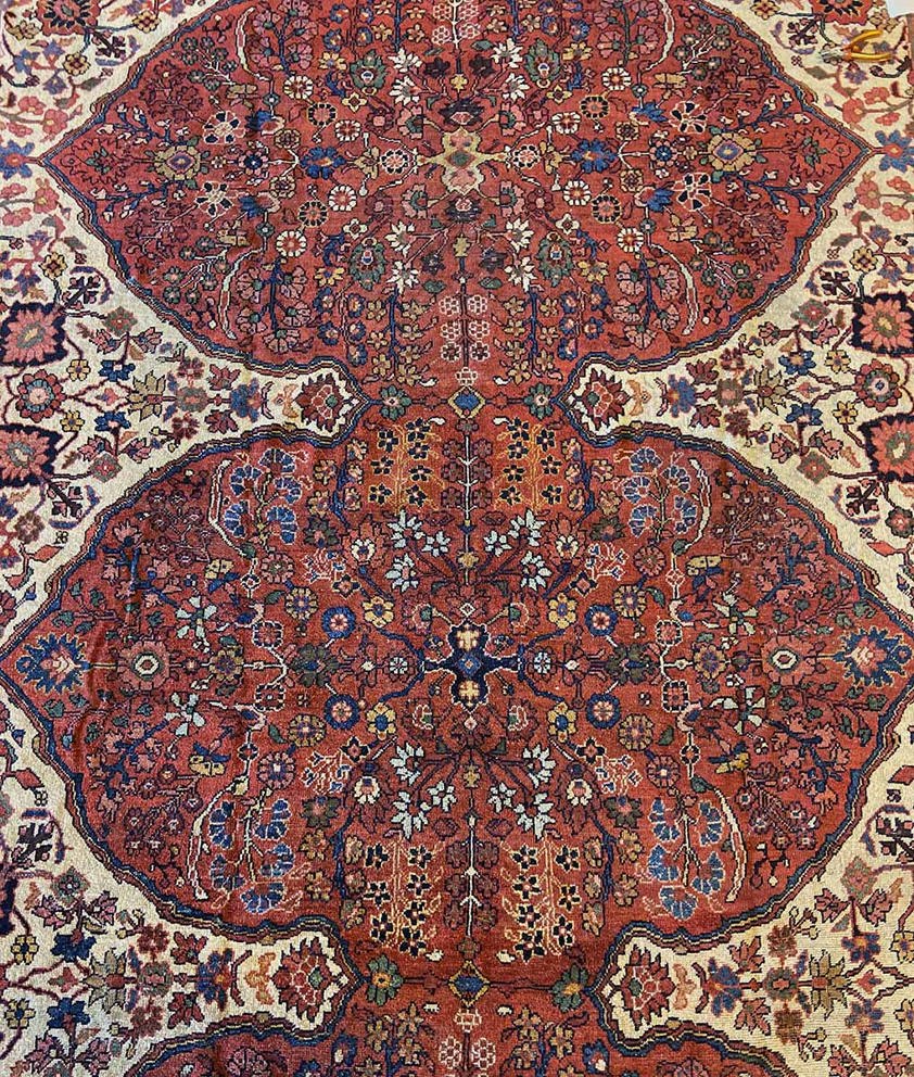 Antique Persian Ziegler Mahal Rug