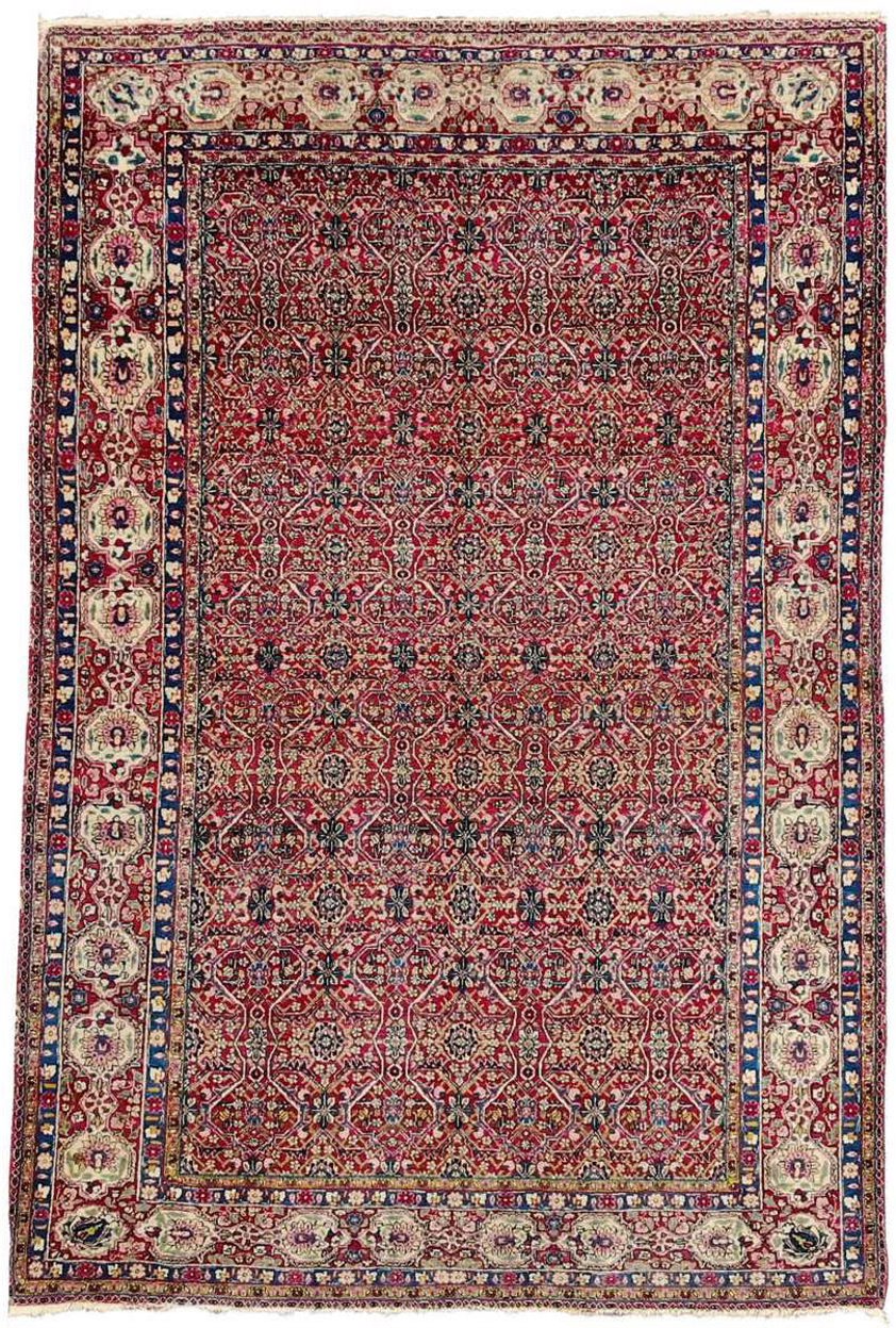 Antique Persian Isphahan Rug