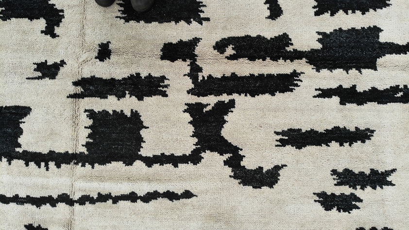 Contemporary Indian Berber Style Rug