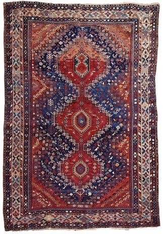 Antique Persian Shiraz Rug