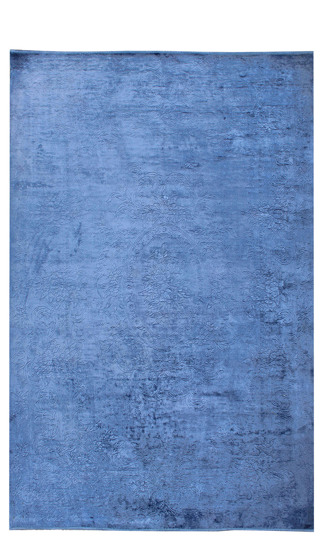 Vintage Overdyed Silk Rug