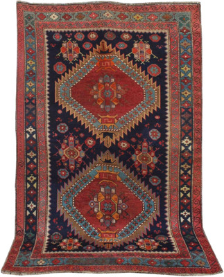 Antique Caucasian Kazak Rug