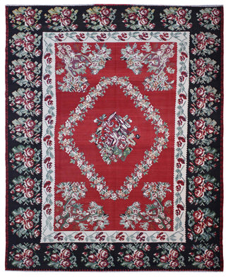 Vintage Karabagh Kilim