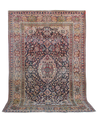 Vintage Tabriz rug