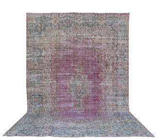 Fine Vintage Overdyed Rug