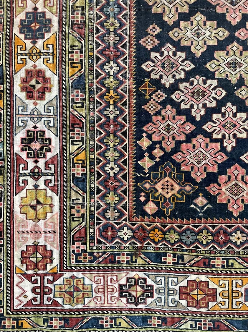 Antique Caucasian Marsali Prayer Rug
