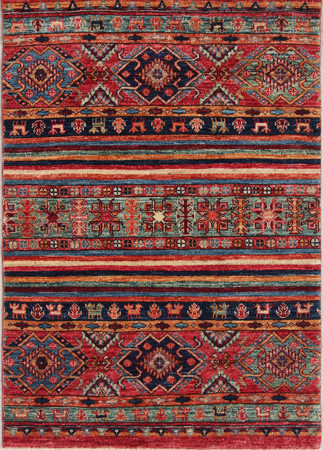 Fine Afghan Shirvan Rug Fine Afghan Shirvan Rug