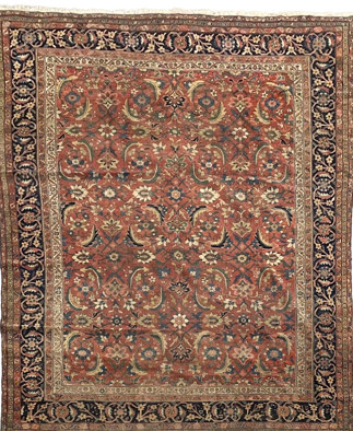 Antique Persian Ziegler Mahal Carpet