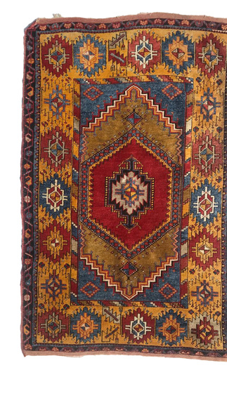 Antique Turkish Bergama Rug