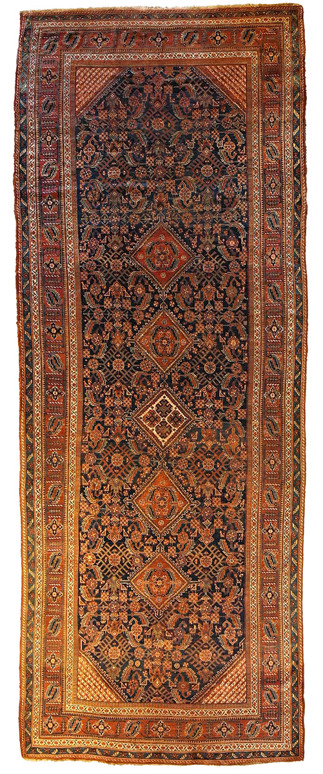 Antique Persian Afshar Kelleh Rug Antique Persian Afshar Kelleh Rug
