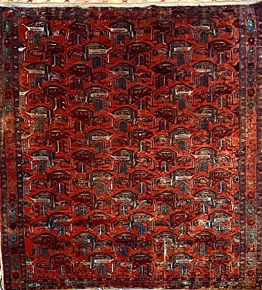 Pair of Silk Turkmen Rugs