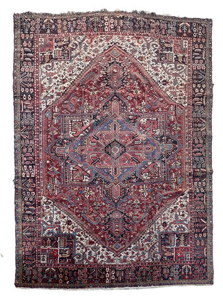 Antique Persian Heriz Rug