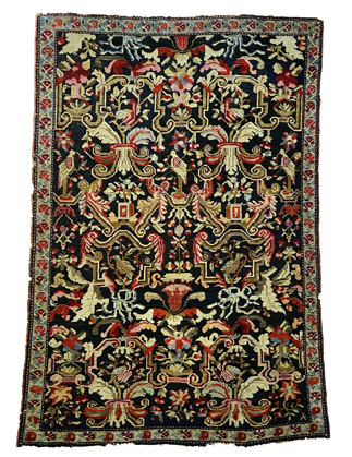 Antique Caucasian Karabagh Rug