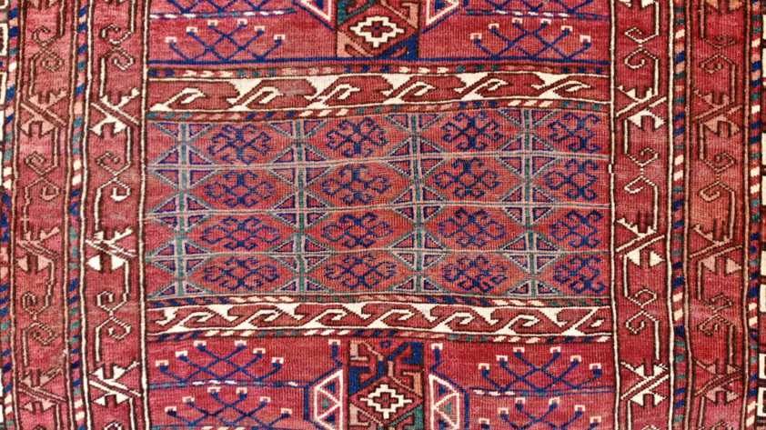 Antique Afghan Turkoman Tekke Ensi Rug
