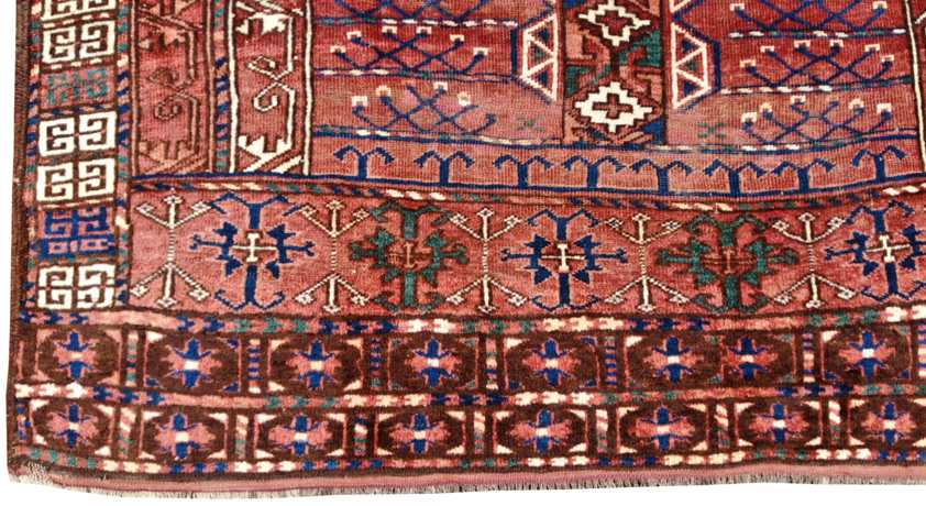 Antique Afghan Turkoman Tekke Ensi Rug