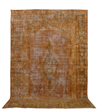 Fine Vintage Overdyed Rug