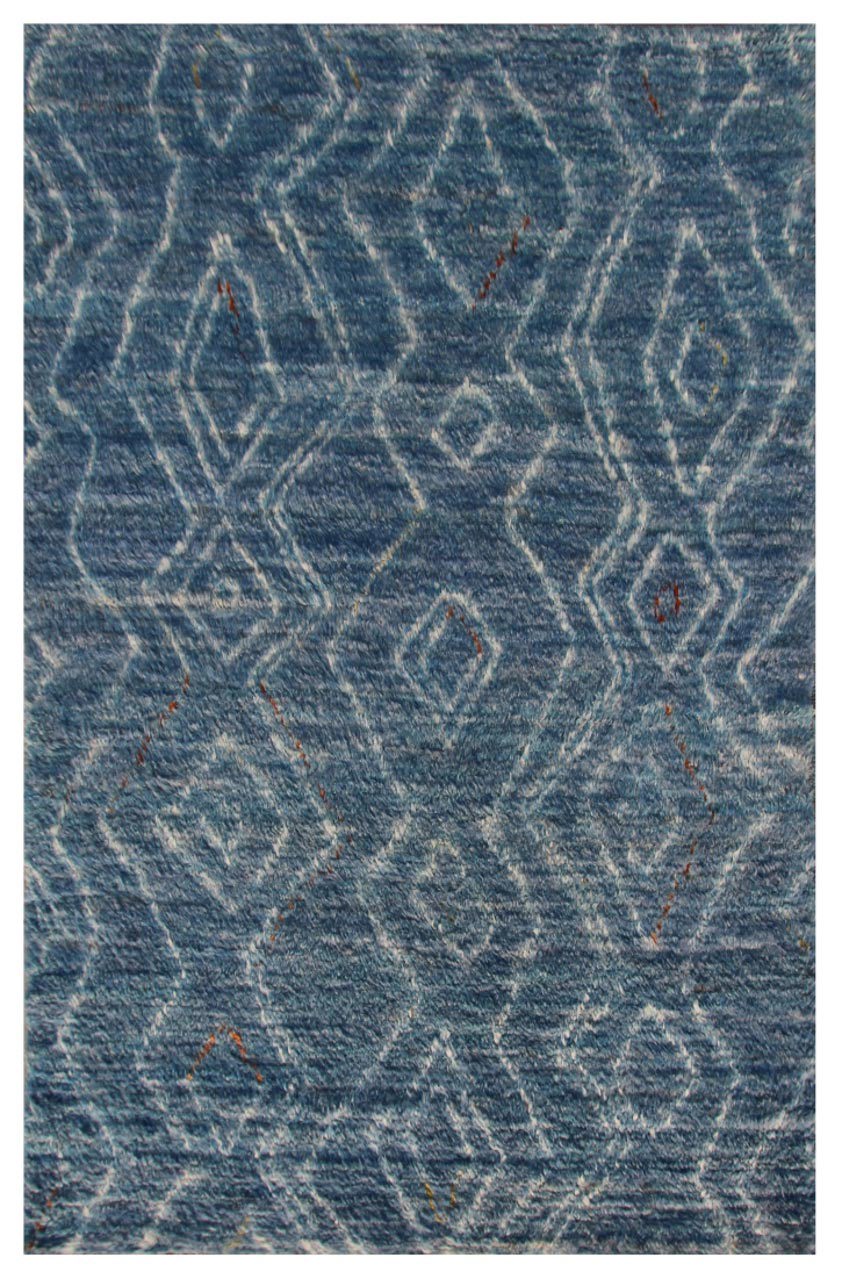 Contemporary Afghan Berber Style Rug
