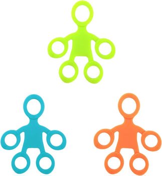 3 Pack (green, blue, orange) Finger Resistance Band