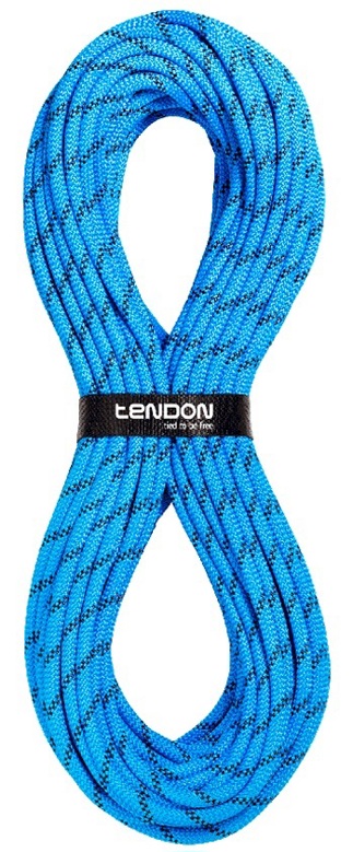 Blue/Black Static 10.5mm - Ropes cut to any length - Price per meter