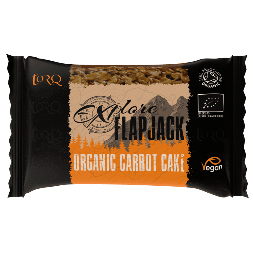 organic carrot cake Torq Explore Flapjack