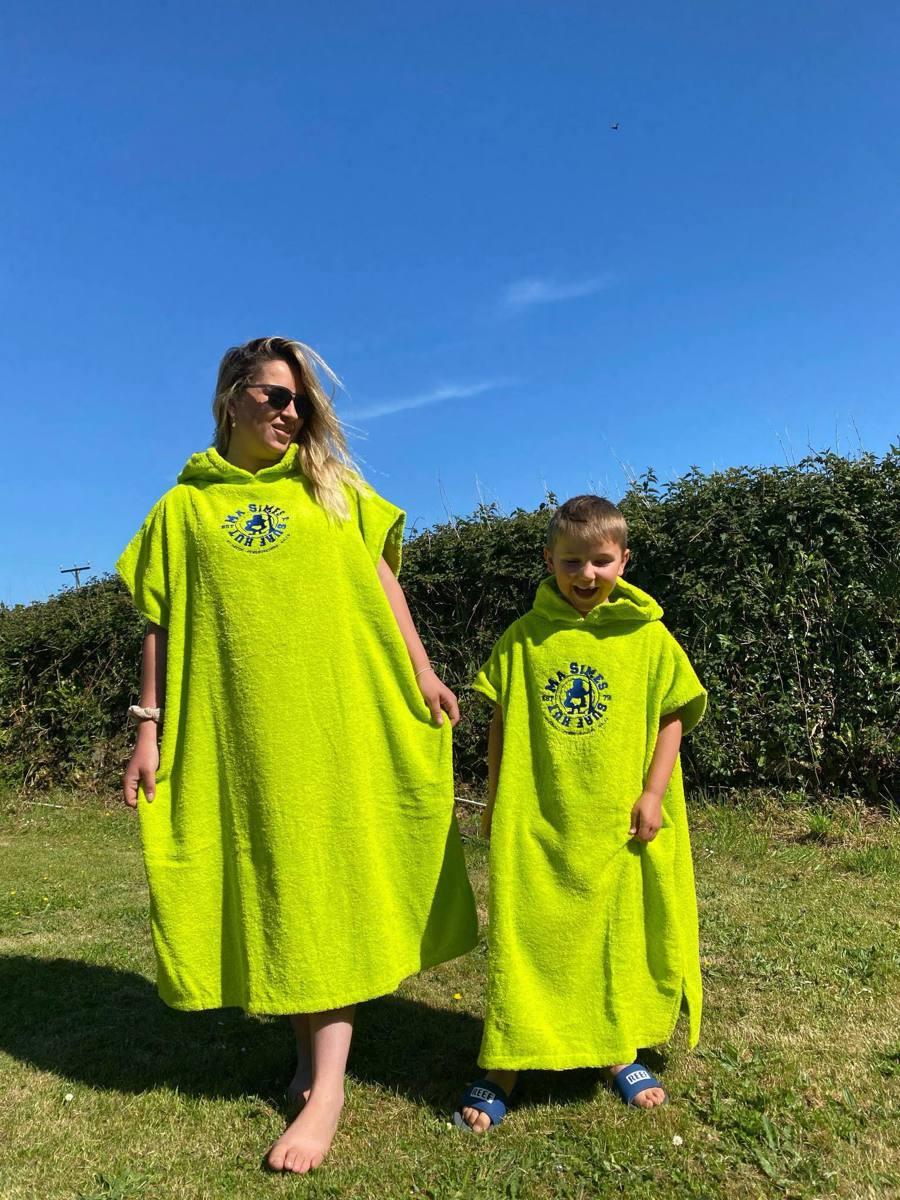Ma Simes Embroided Towelling Changing Robe