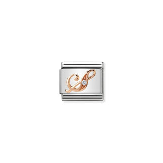 430310 19 Rose Gold Letter S