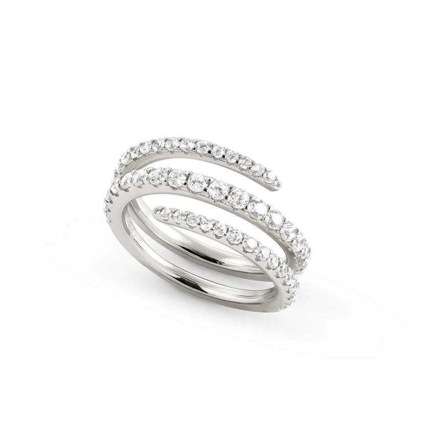 Sterling Silver 149701 08/14 LOVELIGHT SPIRAL Ring