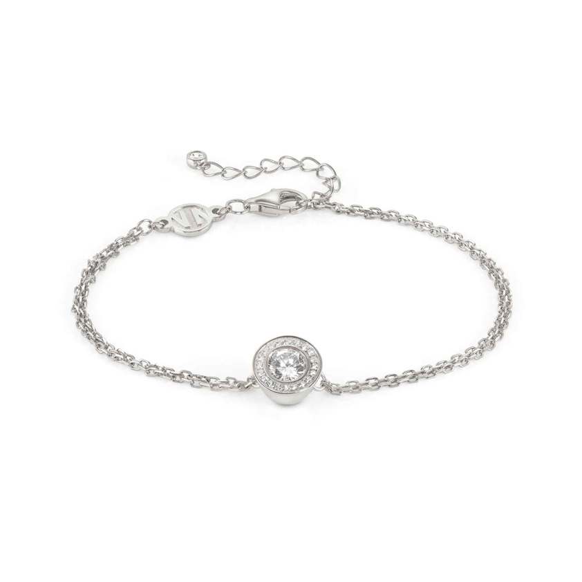 White                145702 10/11 AUREA Silver Bracelet