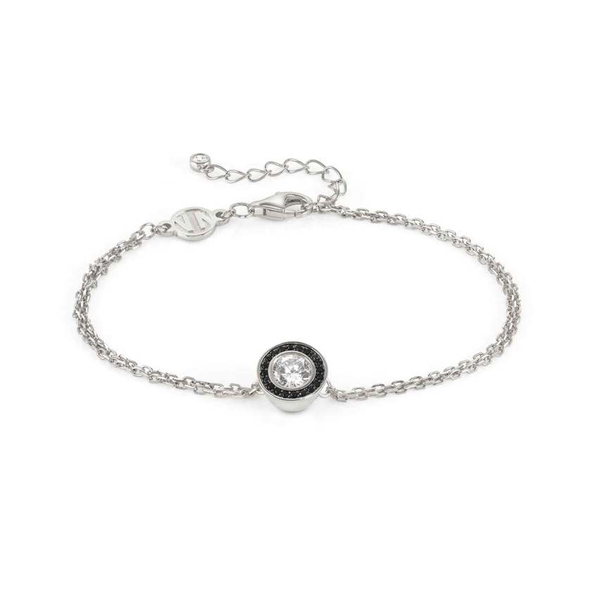 Black                145702 10/11 AUREA Silver Bracelet