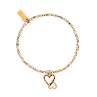 Interlocking Love Heart Bracelet