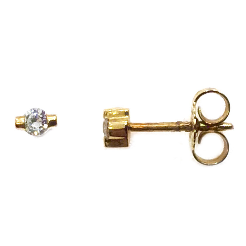 18ct Yellow Gold 0.15ct Diamond Studs