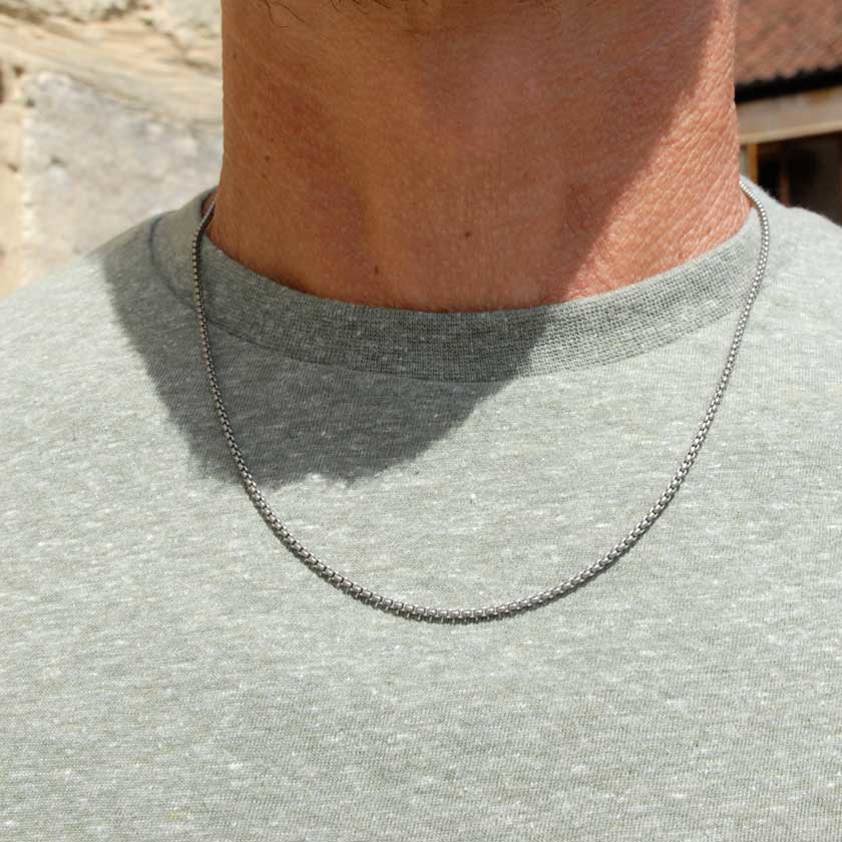 Titanium Fine Inka 2.7mm Link Necklace