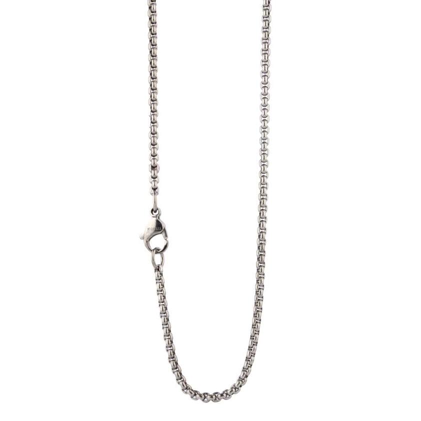Titanium Fine Inka 2.7mm Link Necklace