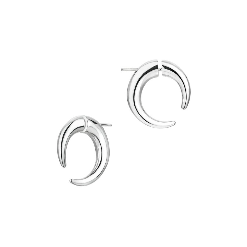 Sterling Silver Talon Small Hoop Earrings