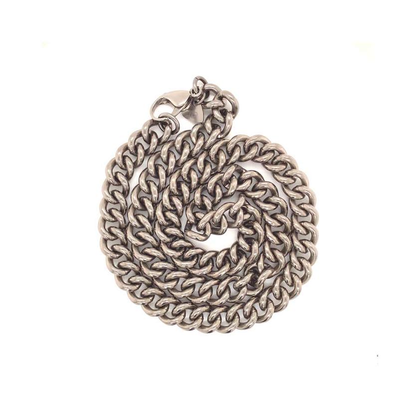 Titanium Curb Necklace