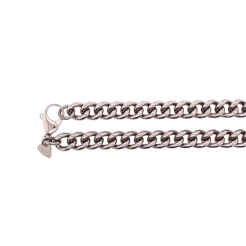 Titanium Curb Necklace