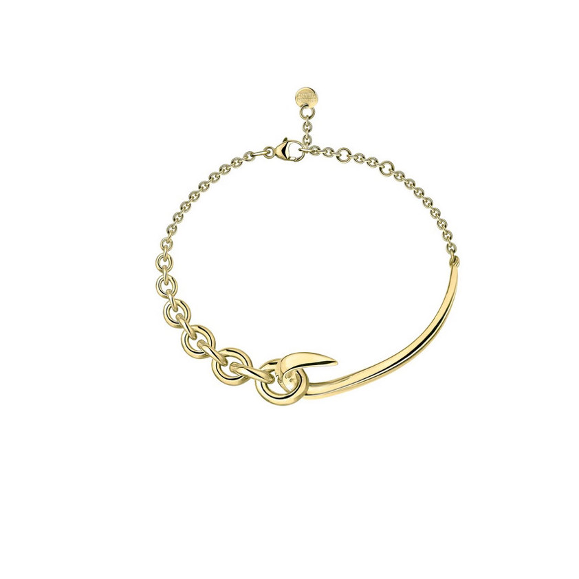 Yellow Gold Vermeil Hook Chain Bracelet