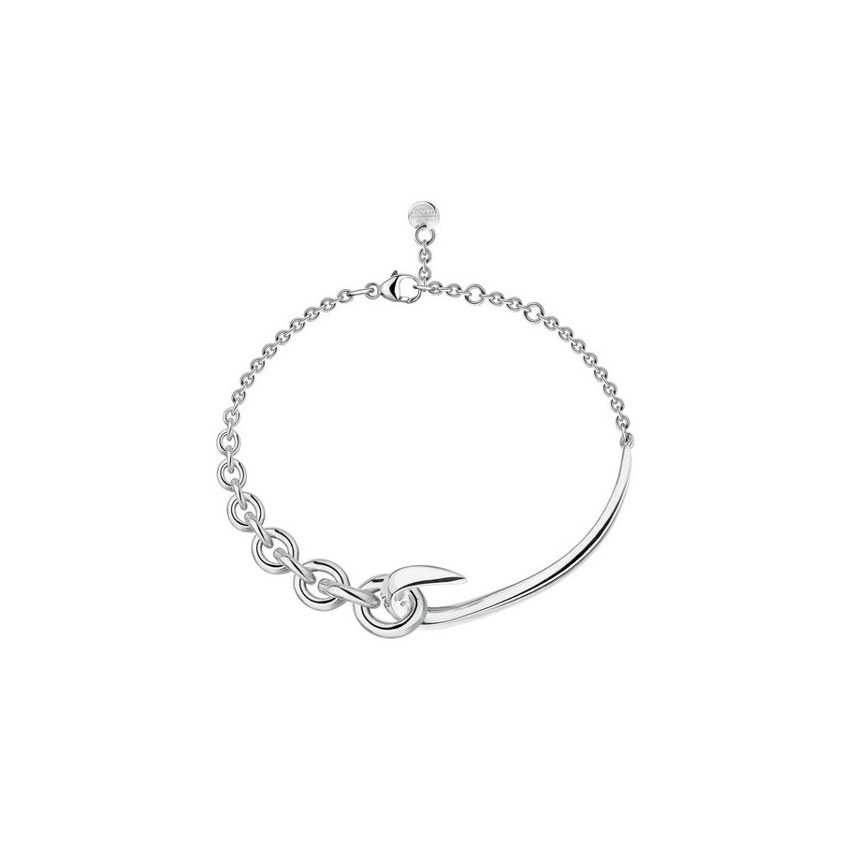 Sterling Silver Hook Chain Bracelet