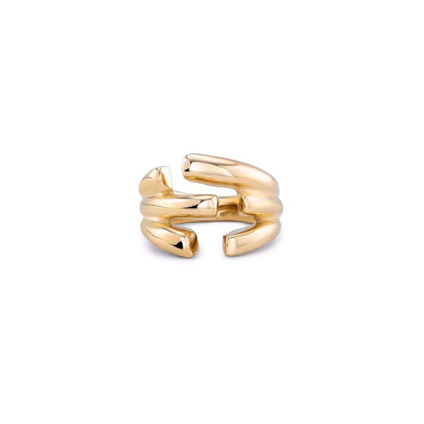 18K Gold Plated ANI0810 Silver or Gold Plated Ring