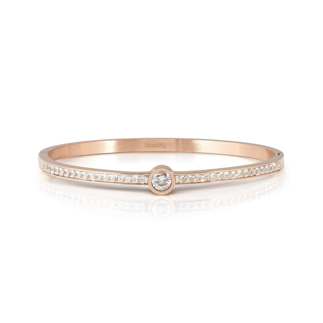 029519/20/21 Rose Gold White CZ Bangle 029519/20/21 Rose Gold White CZ Bangle