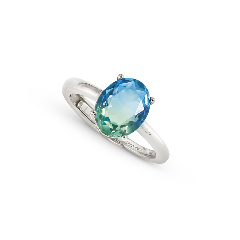 240800 25 Symbiosi Light Blue-Green Ring