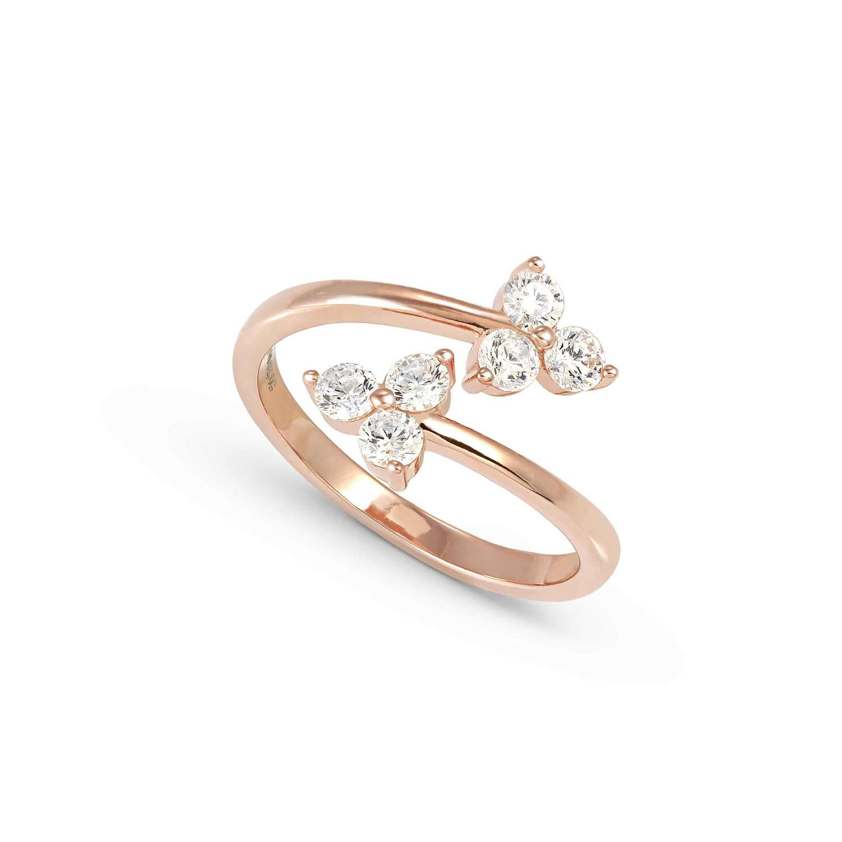 22ct Rose Gold Plated 242500 Life Bouquet Ring