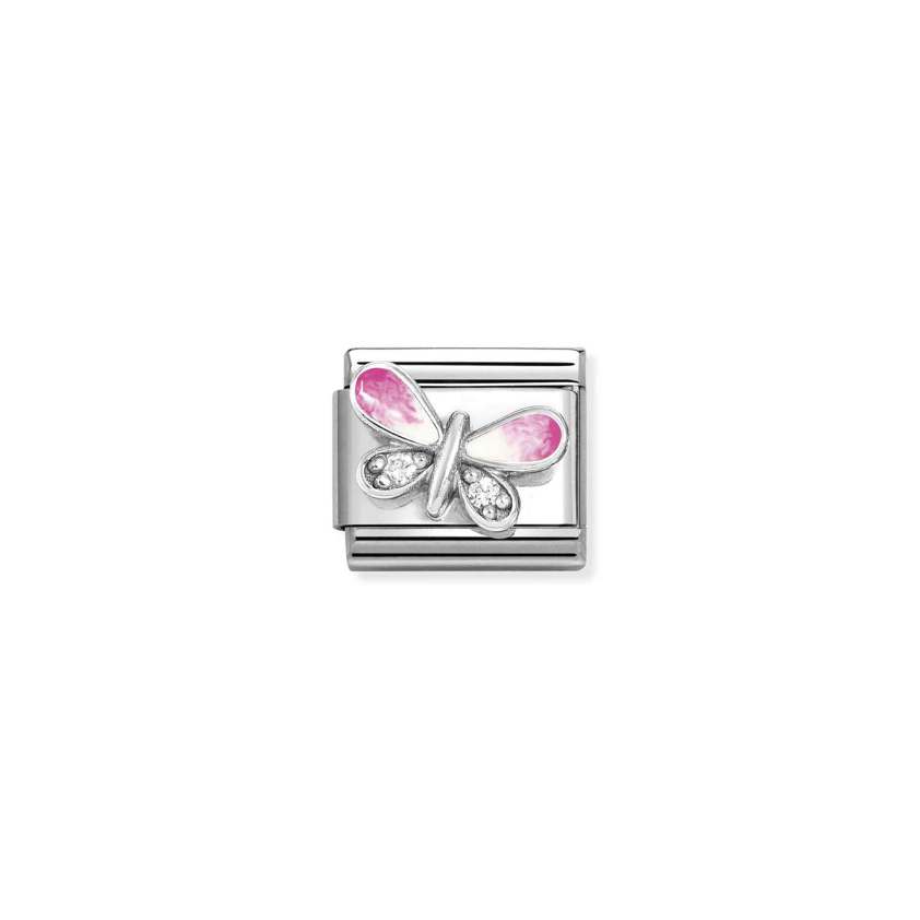 330321 09 Pink Butterfly CZ