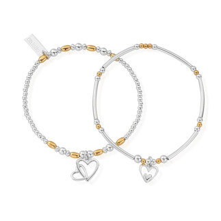 Devotion Yellow Gold Set of 2 Bracelets