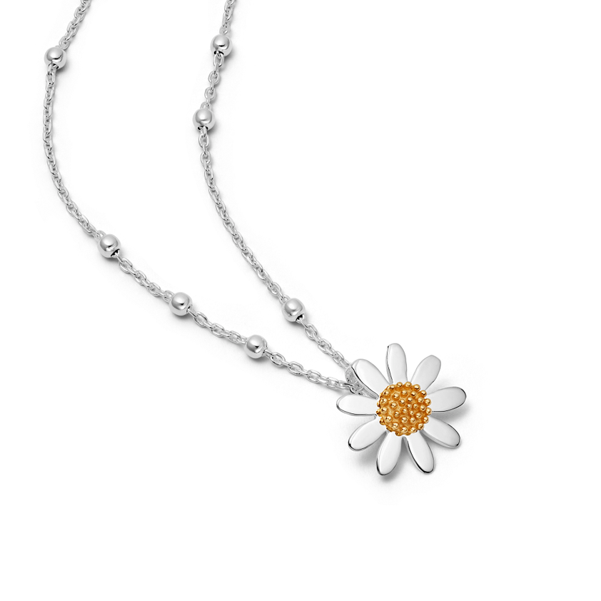 Vintage 12mm Daisy Necklace