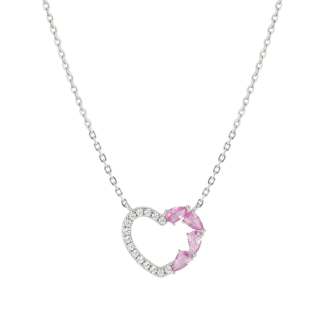 PINK 241902 Heart Necklace