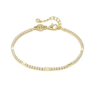 18ct Gold Plated 242301 Petit Sparkle Tennis Bracelet