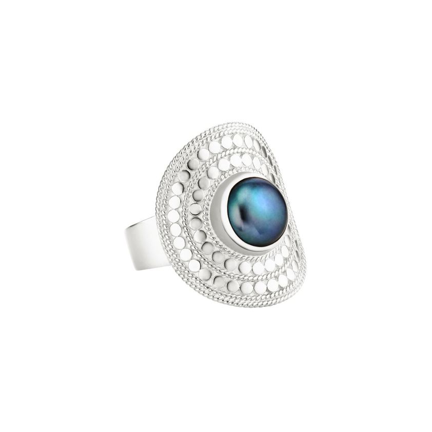 2014RSBP Blue Pearl Saddle Ring