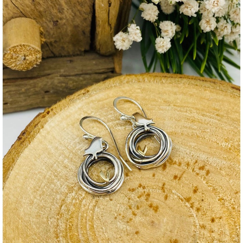 Three Little Birds Drop Earrings - DB2